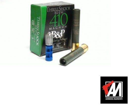 BASCHIERI CARTUCCE PALLA THRILL SHOCK CAL.410  -  - CONF.  10 PZ.