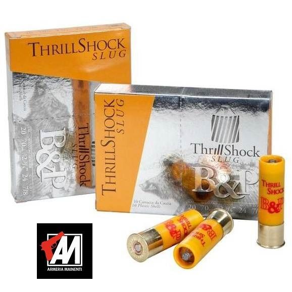 BASCHIERI CARTUCCE PALLA THRILL SHOCK CAL.20  -  - CONF.  10 PZ.