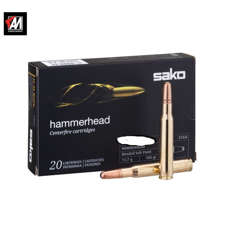 SAKO munizioni cal. 308 Win. 180 gr.  HAMMERHEAD 236A - CF. 20 PZ