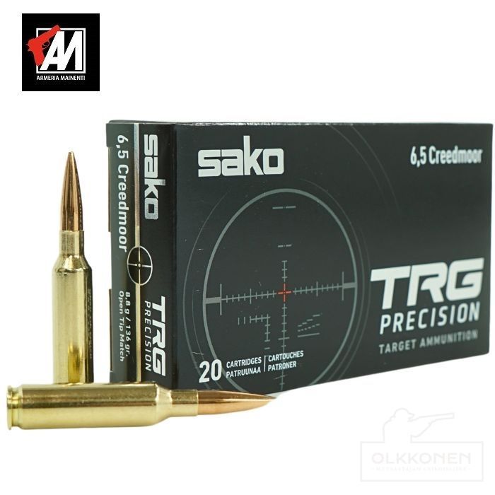 SAKO  MUNIZIONI TRG Précision  CAL. 36,5 CREEDMORE-  136 grains HPBT SCENAR