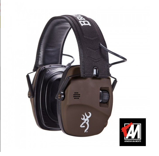 BROWNING CUFFIA HEARING PROTECTOR BDM Cuffie di protezione Elettroniche Colore OLIVA cod.126901