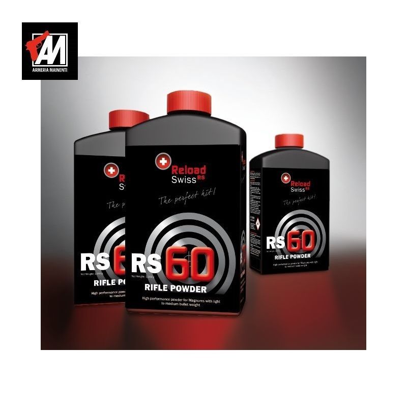 RELOAD SWISS RS 62 CARABINA POLVERE RICARICA  CF. CIRCA 500 GR.