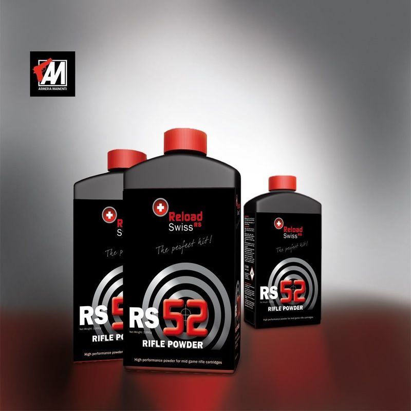 RELOAD SWISS RS 52 CARABINA POLVERE RICARICA  CF. CIRCA 500 GR.