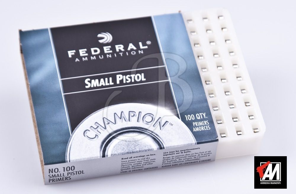 FEDERAL INNESCHI 100 SMALL PISTOL CF. 100 PZ