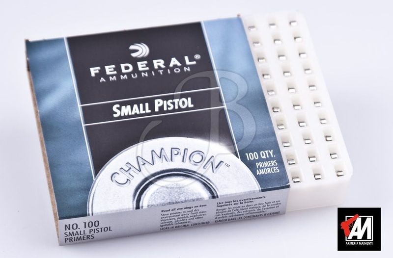 FEDERAL INNESCHI 100 SMALL PISTOL CF. 100 PZ