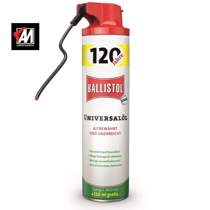 Ballistol 21831 Olio universale 400 ml + 120 ML OMAGGIO