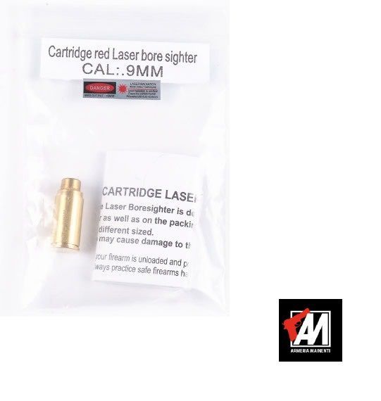 COLLIMATORE CARTUCCIA LASER CAL. 9 MM IN OTTONE – SAG NATURE -0806082 –