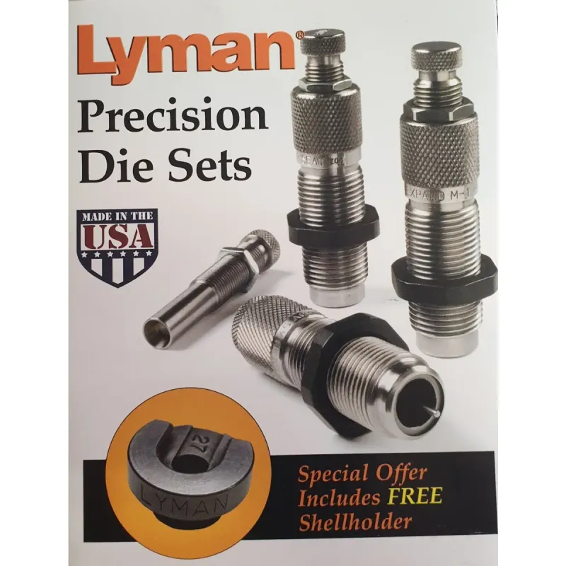 LYMAN MATRICI 4 DIES CARBURO TUNGSTENO DELUXE CAL. 9MM/9X19
