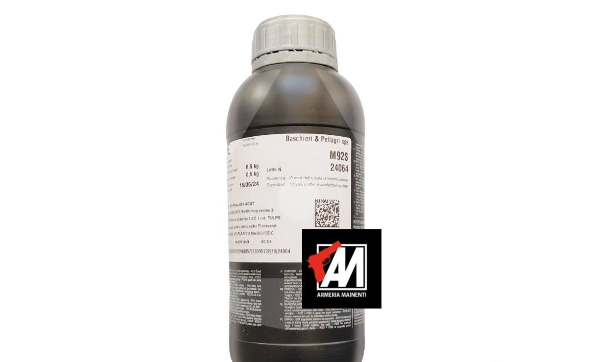 POLVERE BASCHIERI PELLAGRI "M92S" CONFEZIONE DA 500 GR.