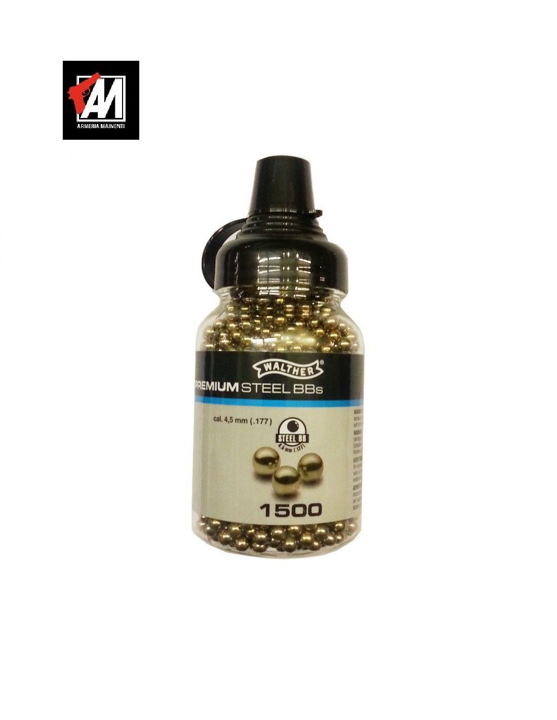 UMAREX PALLINO CAL. 4,5 PREM. GOLD DORATI CONF. 1500 PALLINI UMAREX