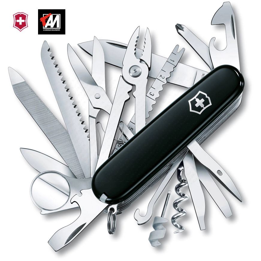 VICTORINOX Multiuso Swiss Champ Nero-  No. V-1.67 95.3
