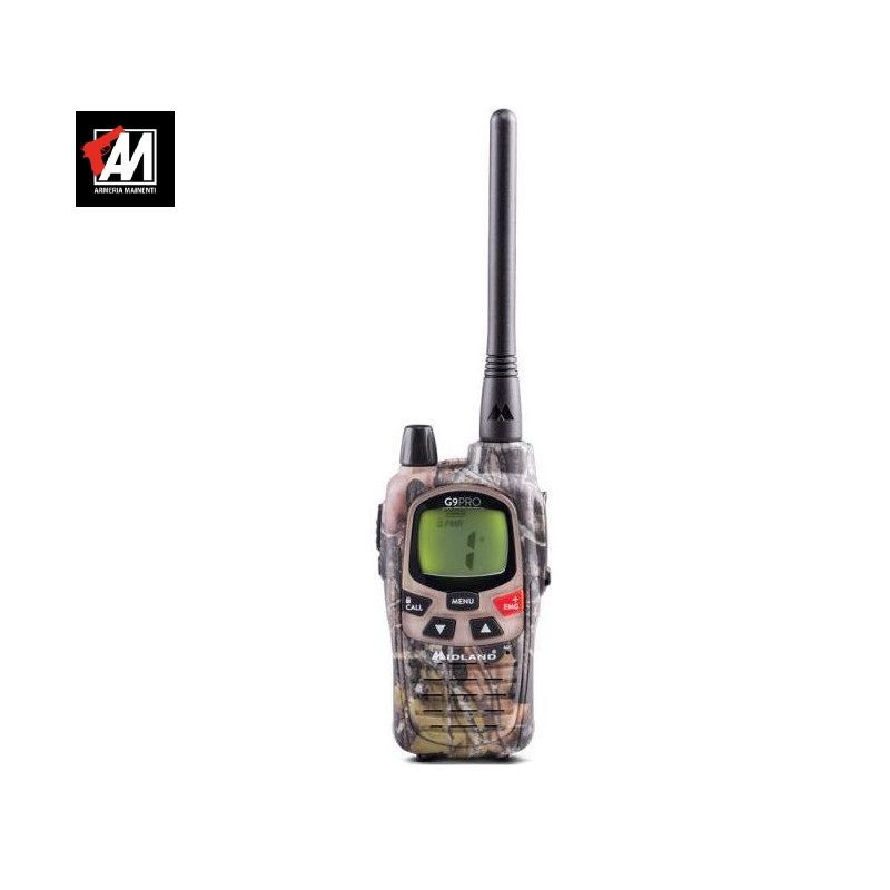 MIDLAND - G9 PRO PLUS MIMETICA – Ricetrasmittente Bibanda PMR446 / LPD Alte Prestazioni