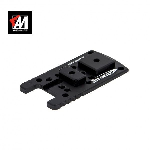 TONI SYSTEM Base piastrina optic ready (tipo B) per red dot per Beretta 92X RDO Defensive-M9A4