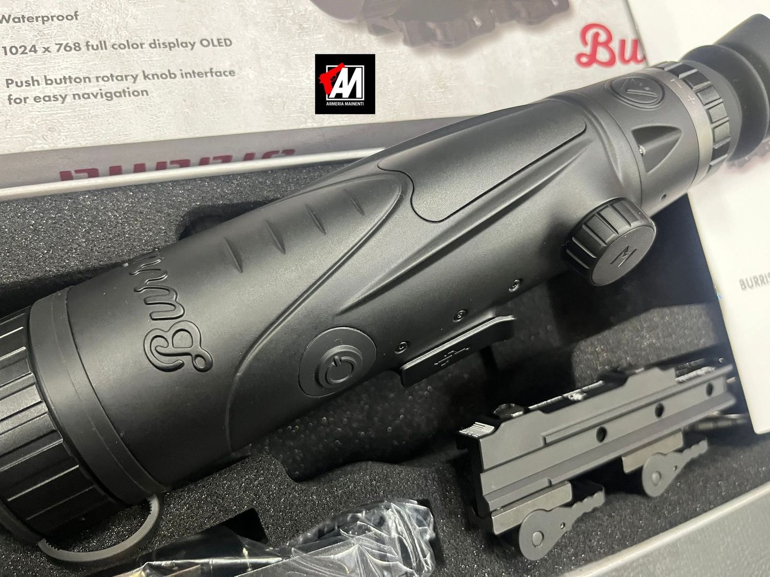 USATO SOLO ESPOSTO : BURRIS BTS35 v2  – THERMAL RIFLESCOPE 35mm  DA PUNTAMENTO
