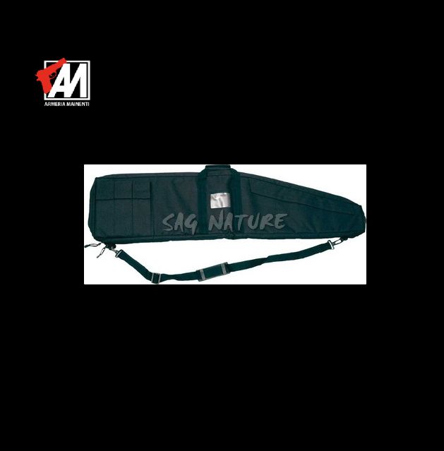 SAG NATURE 1705018 – FODERO TACTICAL IMBOTTITO ZIP LATERALE TASCHE ESTERNE PORTA CARICATORI CM 115X28 –