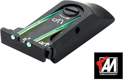 LPA - BAR13F-  TACCA DI MIRA  regolabile in fibra ottica per fucile a canna liscia DA SALDARE