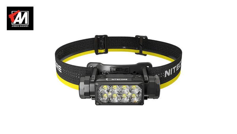 NITECORE - HC65 UHE - Frontale Ricaricabile USB - 2000 lumens e 222 metri - Torcia Led