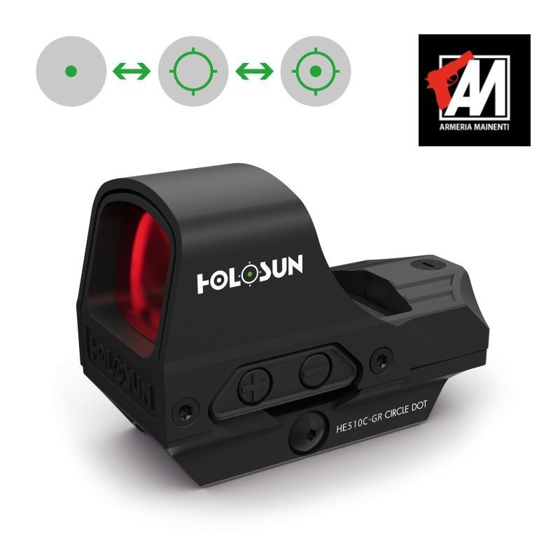 HOLOSUN Mirino olografico HS510C-GR - GREEN DOT
