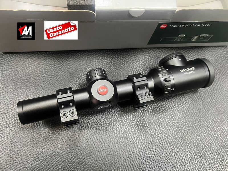 USATO: LEICA MAGNUS 1-6.3X24 I L-4A - PERFETTO STATO COME NUOVO