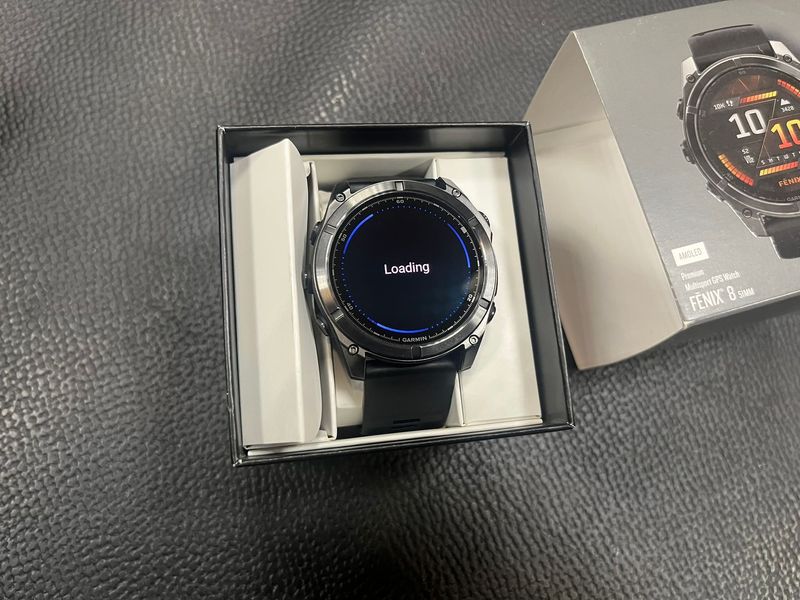 USATO: GARMIN Orologio FENIX  8  AMOLED - 51 mm, Sapphire, Titanium , C- Gray COME NUOVO!!