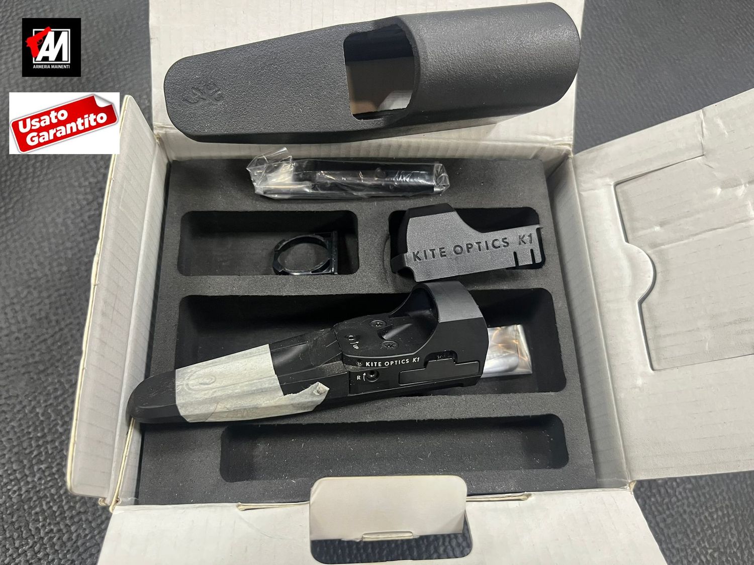 USATO: KITE RED DOT HOLO K1 BROWNING MOUNT 2 MOA (MONTAGGIO A POSTO DELLA BINDELLA)