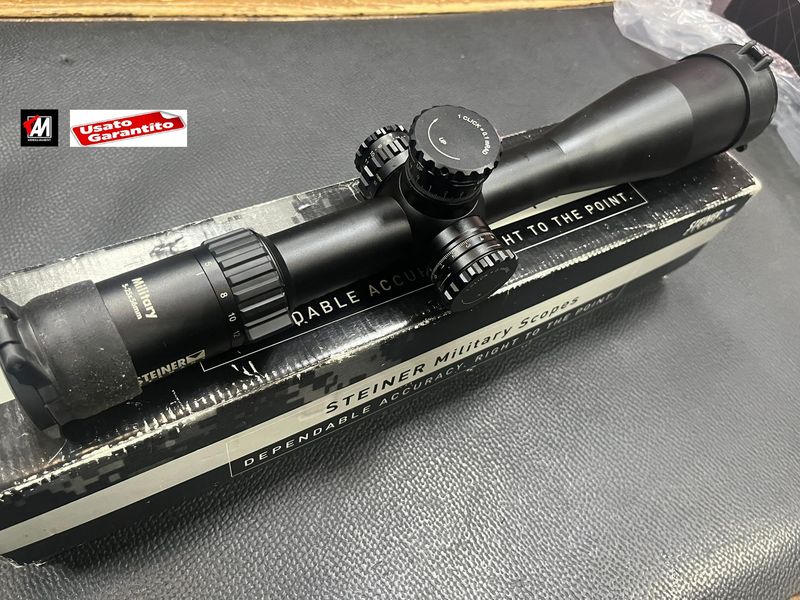 USATO: STEINER M5Xi 5-25x56 / RET. G2B MIL DOT (Nero)Cannocchiale da puntamento
