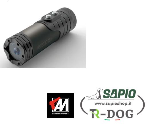 SAPIO TR-DOG Telecamera con MIRINO in 4K wifi con scheda 32 gb