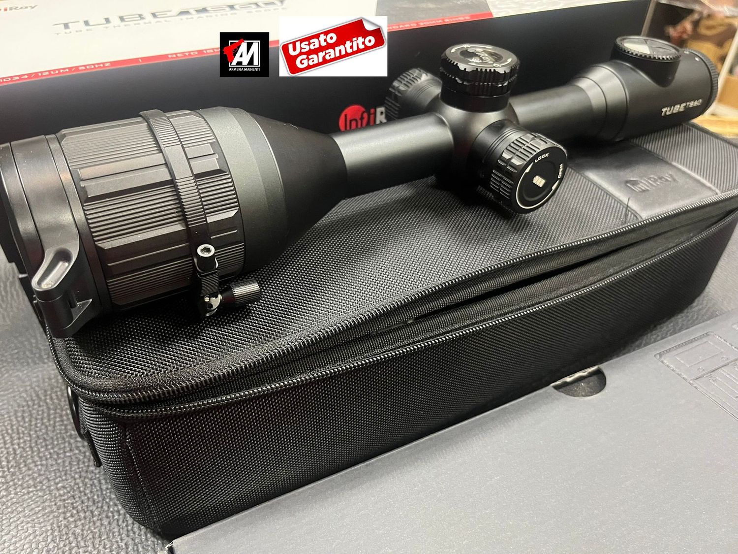 USATO: INFIRAY MOD. TUBE TS60  1280X1024 NETD 18MK 12UM LENTE 60 MM PERFETTO COME NUOVO CON TELEMETRO