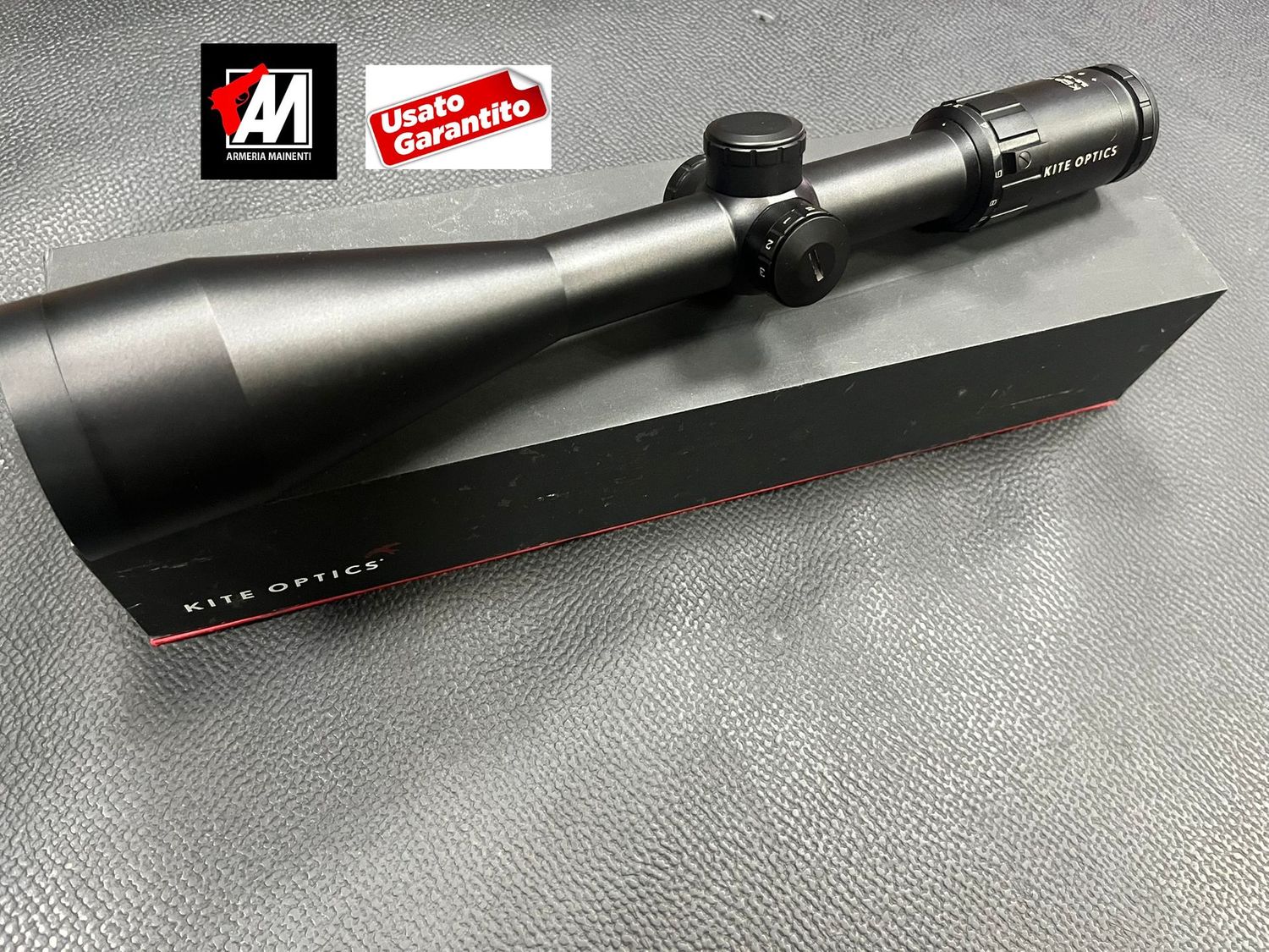 USATO: KITE OPTICS  KSP HD2 X6I 2.5-15X56 RET. 4A1 ILLUMINATO PERFETTO!!!