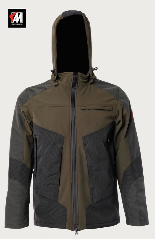 RS HUNTING GIACCA MOD. LV153 VERDE SOFTSHELL/TECNICO TG.  RS HUNTING GIACCA MOD. LV153 VERDE SOFTSHELL/TECNICO TG. "S"