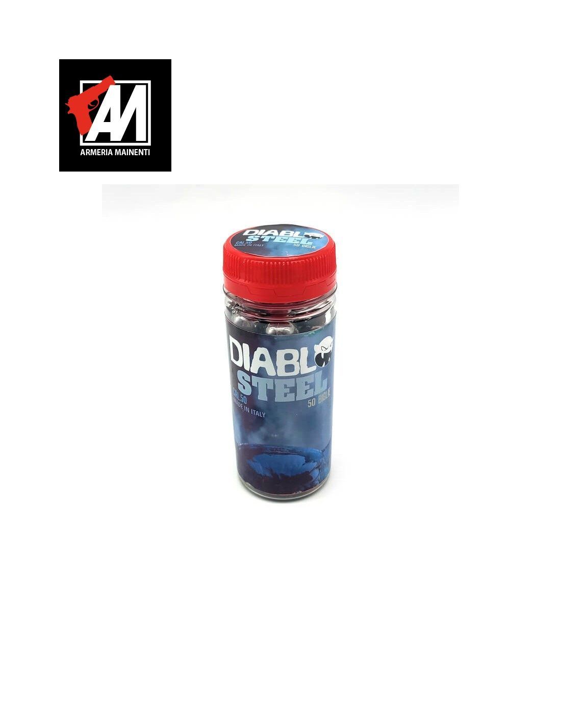 PALLE BIGLIE in acciaio T4E cal. .50 da 110 pz PALLE BIGLIE in acciaio T4E cal. .50 da 110 pz