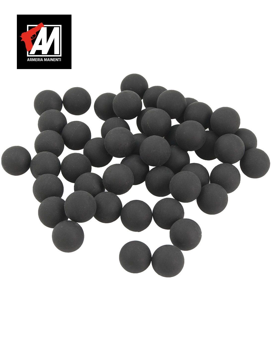 PALLE BIGLIE IN POLIMERO/GOMMA PER PISTOLE/REVOLVER T4E cal. .50 da 100 pz PALLE BIGLIE IN POLIMERO/GOMMA PER PISTOLE/REVOLVER T4E cal. .50 da 100 pz