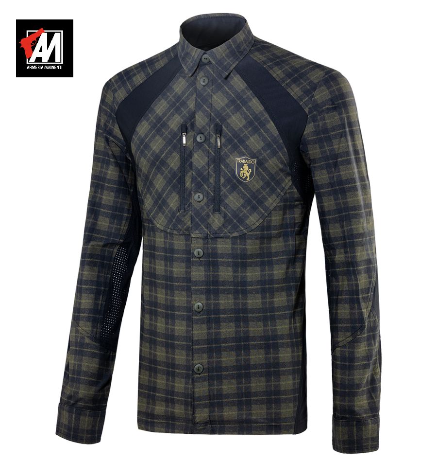 TRABALDO Camicia Australis sensitive fant 202 verde TRABALDO Camicia Australis sensitive fant 202 verde