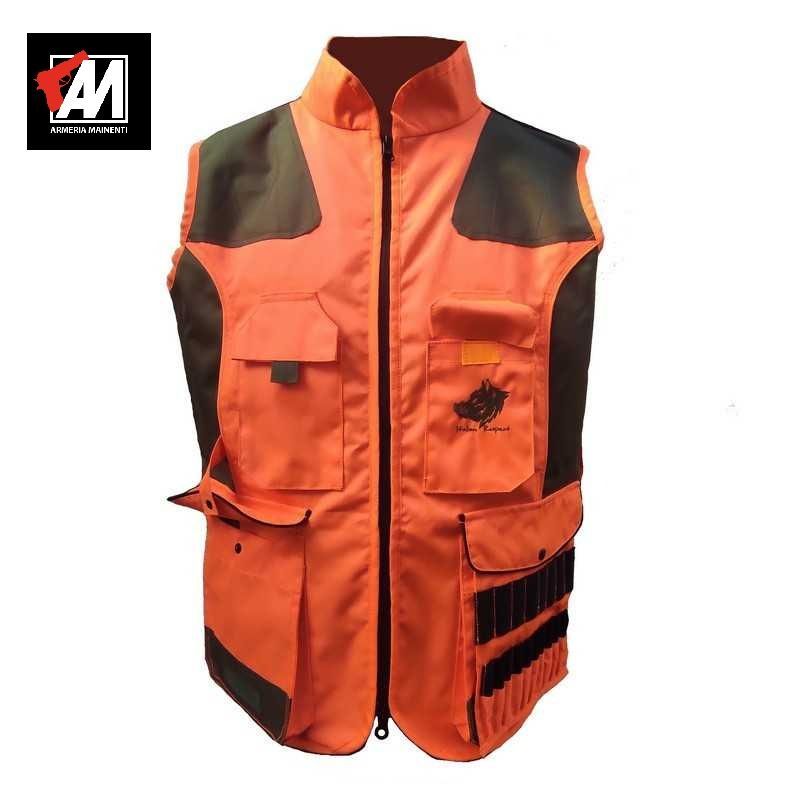 GILET GB1 ITALIAN RESPECT ARANCIO HV - ANTISTRAPPO GILET GB1 ITALIAN RESPECT ARANCIO HV - ANTISTRAPPO
