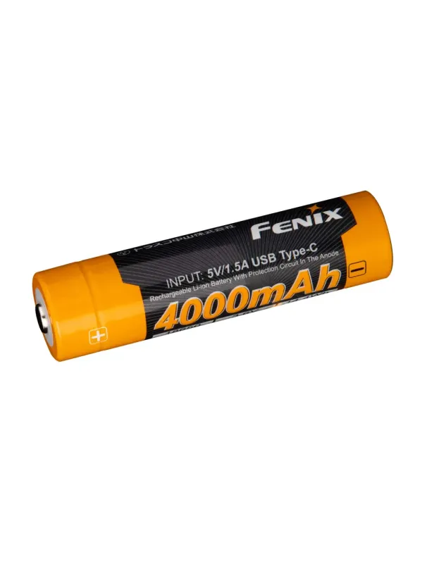 FENIX BATTERIA RICARICABILE USB INCORPORATA ARB-L18-4000U
