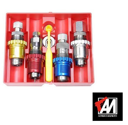 LEE Pacesetter 4-Die Cal. -9X19/9 LUGER BRENCH LOCK CON SHELL HOLDER