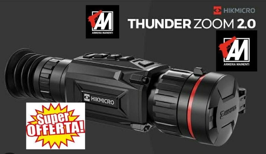 HIKMICRO - Cannocchiale Termico THUNDER ZOOM 2.0 TQ60Z a doppia focale