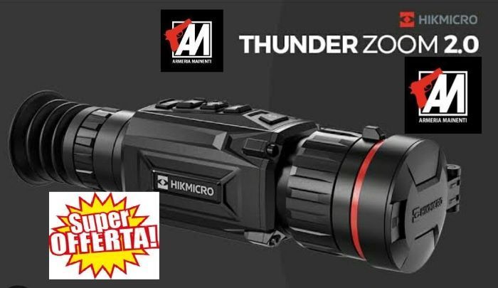 HIKMICRO - Cannocchiale Termico THUNDER ZOOM 2.0 TH50Z a doppia focale HIKMICRO - Cannocchiale Termico THUNDER ZOOM 2.0 TH50Z a doppia focale