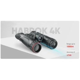 HIKMICRO Binocolo Termico-Digitale Habrok 4K HE25L 5.5-22X60