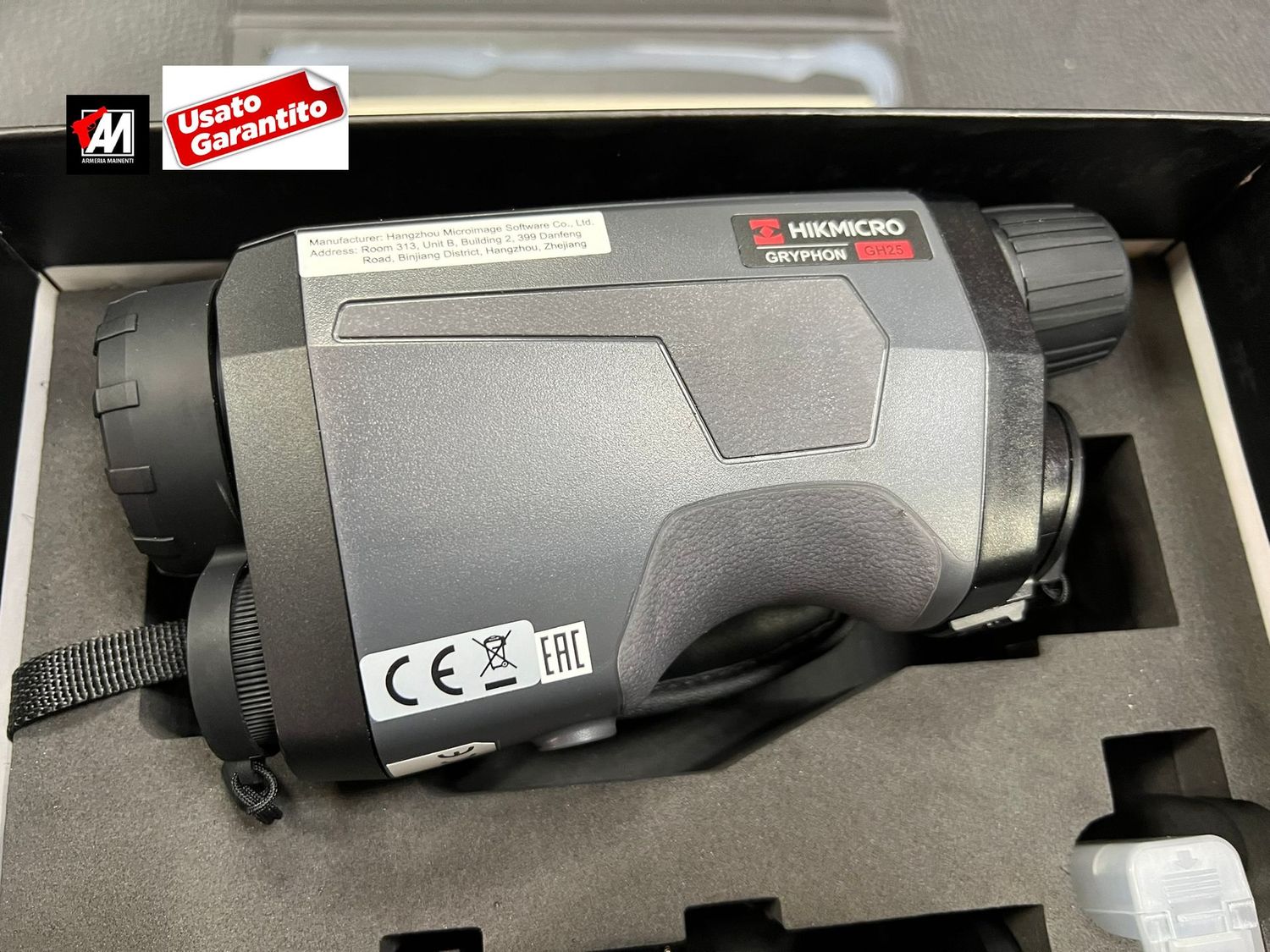 HIKMICRO GRYPHON GH25 - SUPER OFFERTA!!!- Monocolo THERMAL FUSION 16G 384X488 - Oled Lens 25mm HIKMICRO GRYPHON GH25 - SUPER OFFERTA!!!- Monocolo THERMAL FUSION 16G 384X488 - Oled Lens 25mm