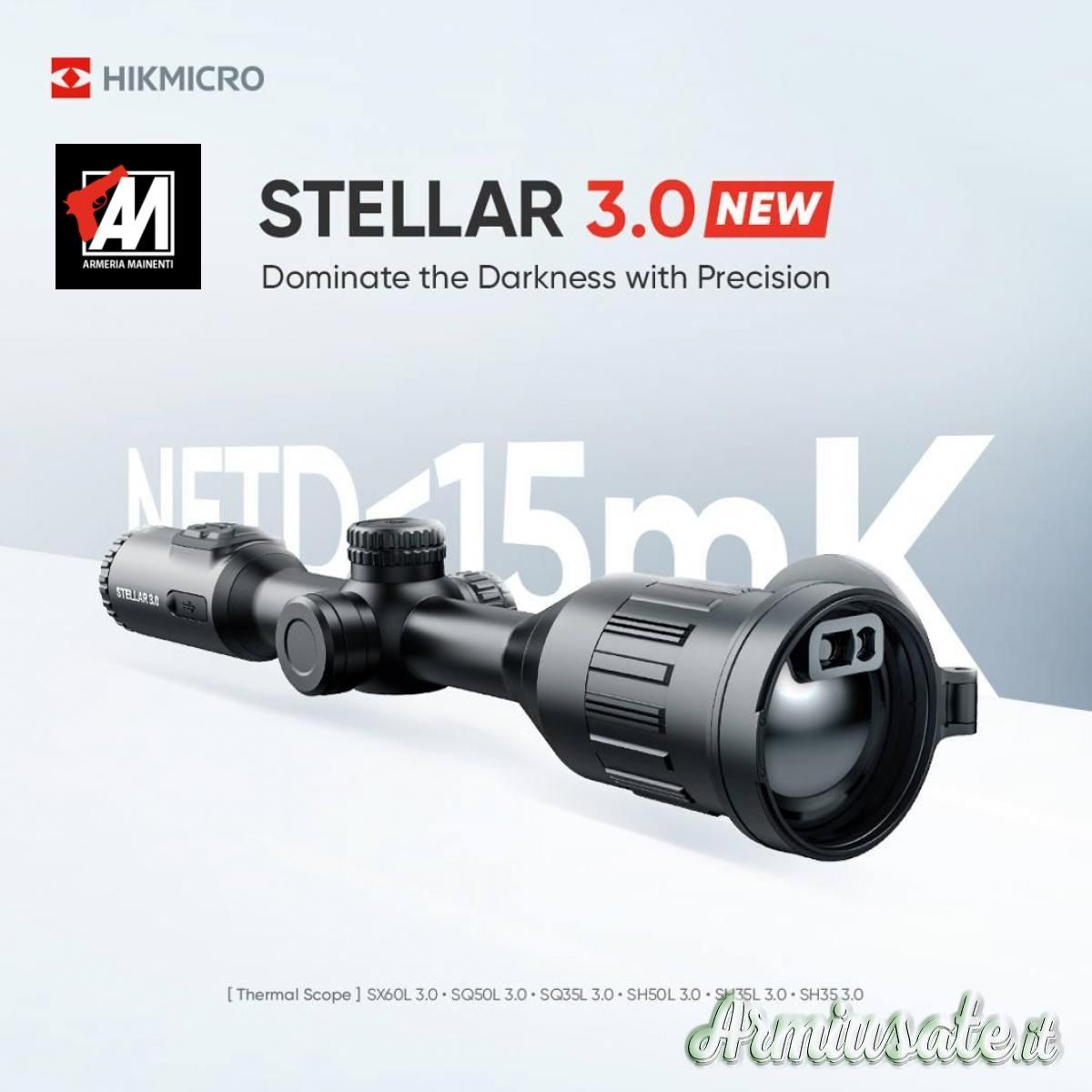 Hikmicro - STELLAR 3.0 SX60LS Cannocchiale Termico sens. 1280X1024 -VERSIONE 2026- Hikmicro - STELLAR 3.0 SX60LS Cannocchiale Termico sens. 1280X1024 -VERSIONE 2026-