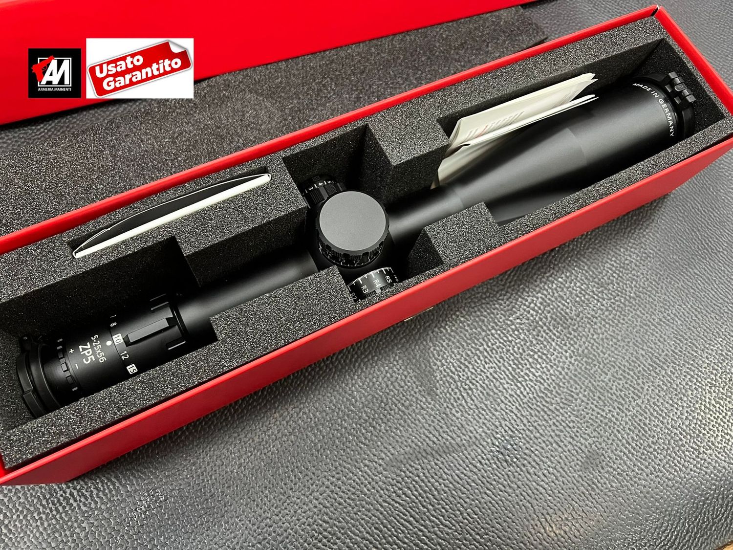 USATO: MINOX OTTICA ZP5 - 5-25X56 RET. LR ILLUMINATO PERFETTO STATO USATO: MINOX OTTICA ZP5 - 5-25X56 RET. LR ILLUMINATO PERFETTO STATO