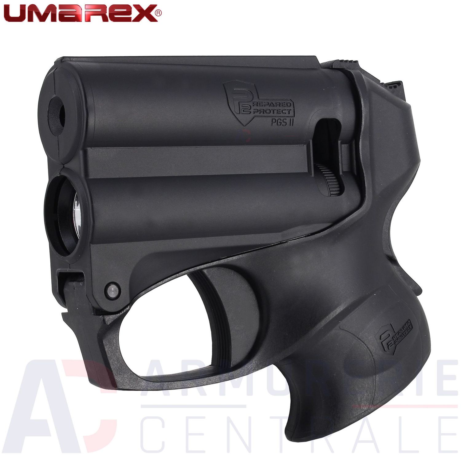 UMAREX PGS II kit, PISTOLA AUTODIFESA capsicum piú torcia
