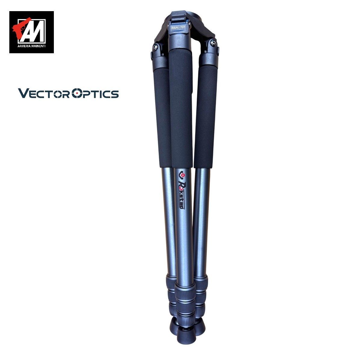 VECTOR Treppiede in alluminio mod. RSAL-T01, 25-175cm - VECTOR Treppiede in alluminio mod. RSAL-T01, 25-175cm -
