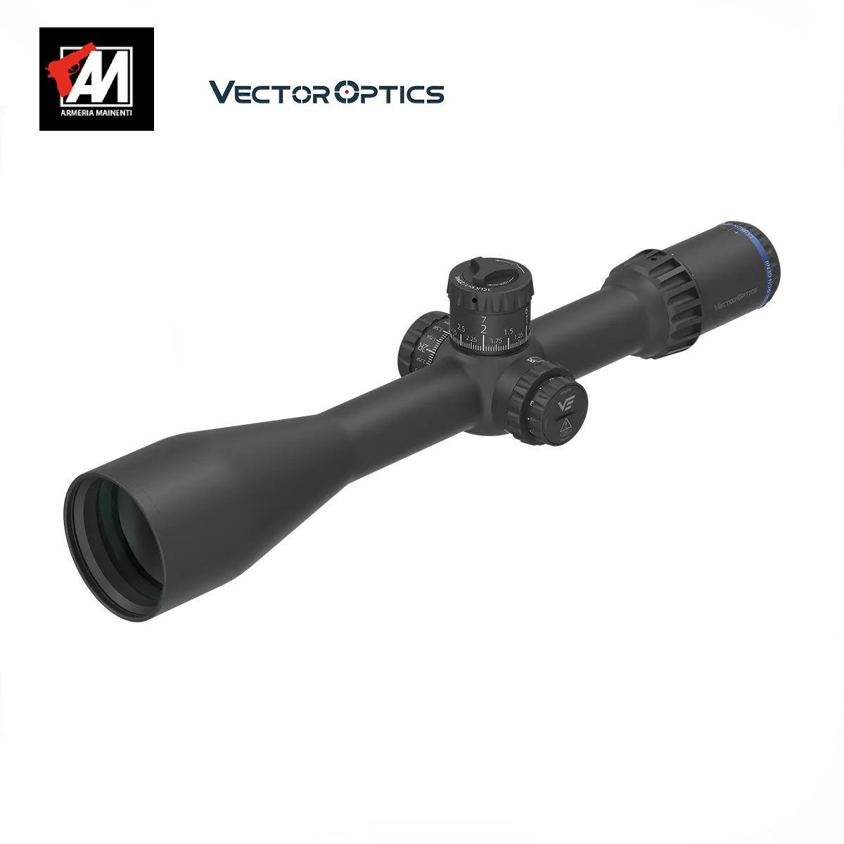 VECTOR OTTICA  – VECTOR OPTICS – TAURON 5-50×60 ED COMPETITION 34mm Tube | 1/20 MIL | Zero-Stop