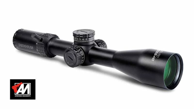 KONUS FEARLESS HD 4-16x50mm 34mm Tube Rifle Scope, PRIMO PIANO FOCALE