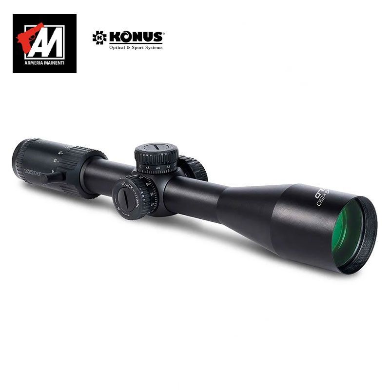 KONUS –OTTICA –  WILD 6X-24×50 ZOOM | Half Mil Dot Reticle