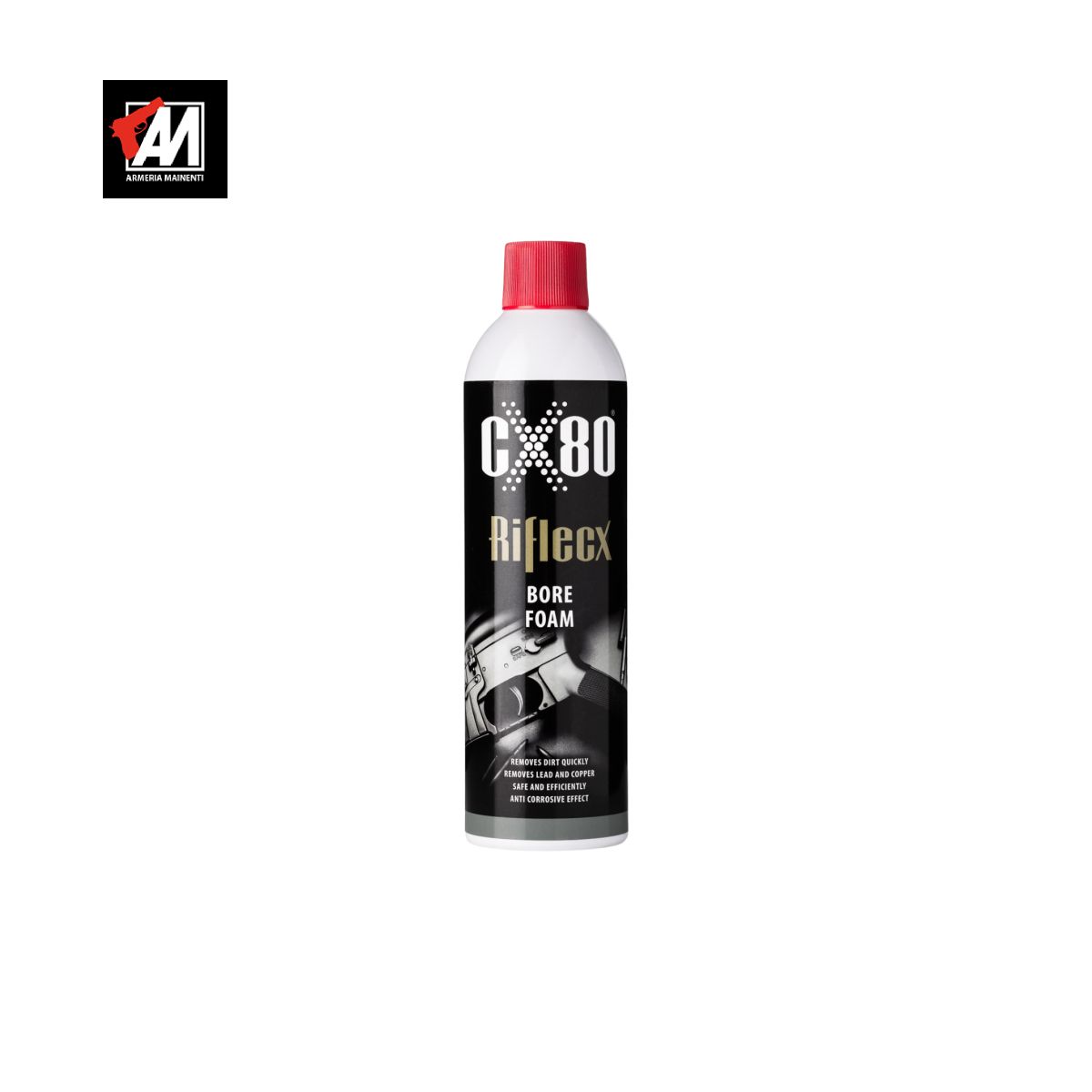 RIFLECX Schiuma attiva Bore Foam per pulizia e mantenimento della canna 500ml