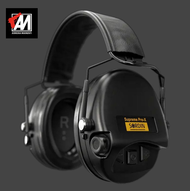 MSA Sordin Cuffia Supreme Pro-X SFA Slim Black 74502-04-S