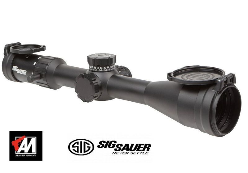 SIG SAUER WHISKEY4   5-20X50MM EXPOSED ZERO STOP, NILLUMINATO (FFP)